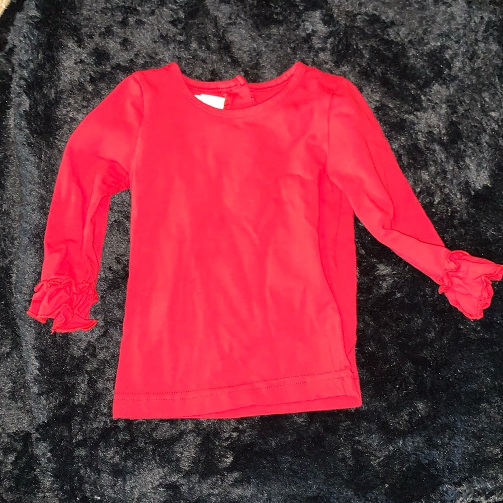 Size 24 months ricrac and ruffles long sleeve